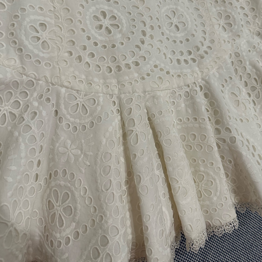 ZIMMERMANN Mercer Flutter Dress White - Picture 4 of 10